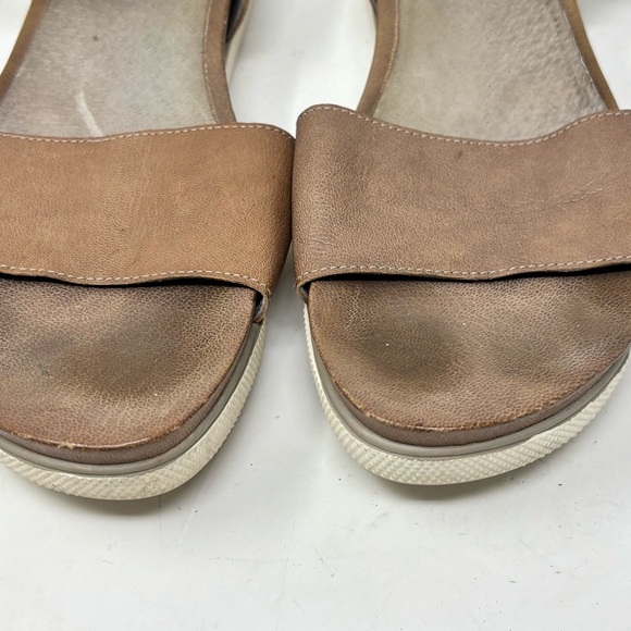 EILEEN FISHER Women’s Quartz Tan SPREE SPORT Sandal Adjustable Ankle Strap Sz 11 - Picture 7 of 12